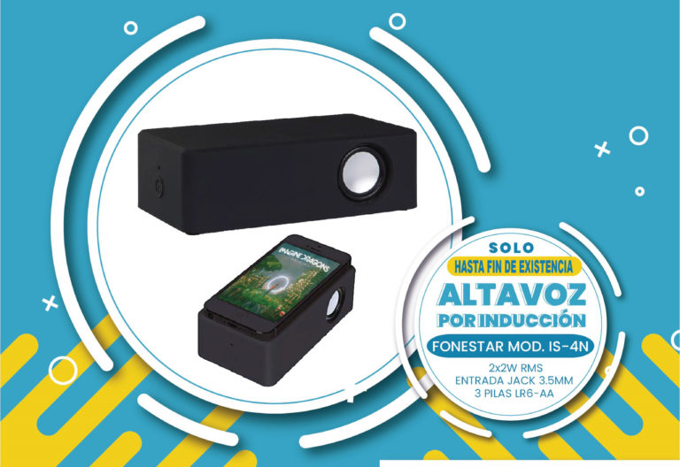 REGALO ALTAVOZ POR INDUCCION
